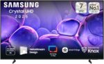 تلفزيون ليد 65 بوصة بمعالج كريستال ودقة 4K UA65U8000FUXEG موديل 2025 من سامسونج، رمادي تيتان