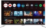 تورنيدو تلفزيون 55 بوصة 4K سمارت QLED بدون اطار مع ريسيفر مدمج، دولبي فيجن، اتش ال جي، دولبي اتموس، صوت محيطي، تلفزيون جوجل، بحث صوتي، وضع اللعب 55QA3400E