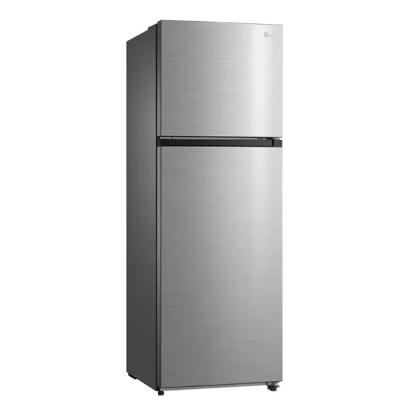 midea-refrigerator-338-liter-inverter-fixed-compressor-bru-steel-slide-out-shelf-mdrt489mtn46d ميديا ثلاجة 338 لتر انفرتر ضاغط ثابت برو ستيل رف منزلق للخارج MDRT489MTN46D - الصورة 1