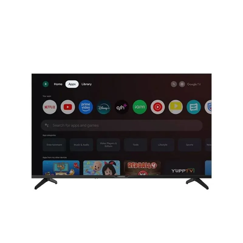 tornado-32-led-tv-hd-smart-frameless-with-built-in-receiver-32ea6500e تورنيدو شاشة 32 بوصة إل إي دي اتش دي بدون فريم بريسيفر داخلي 32 EA6500E - الصورة 1